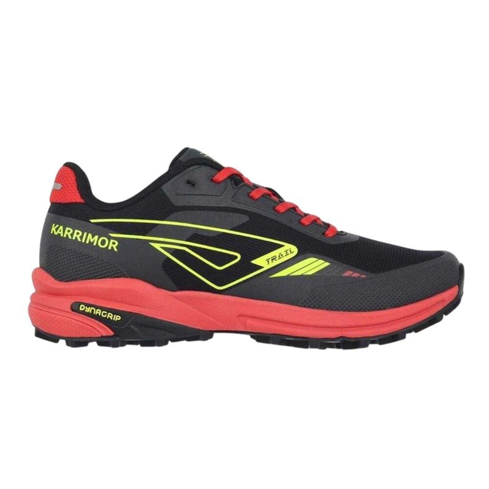 Karrimor Childrens/Kids Verge Trail Ortholite Shoes / Black/Red